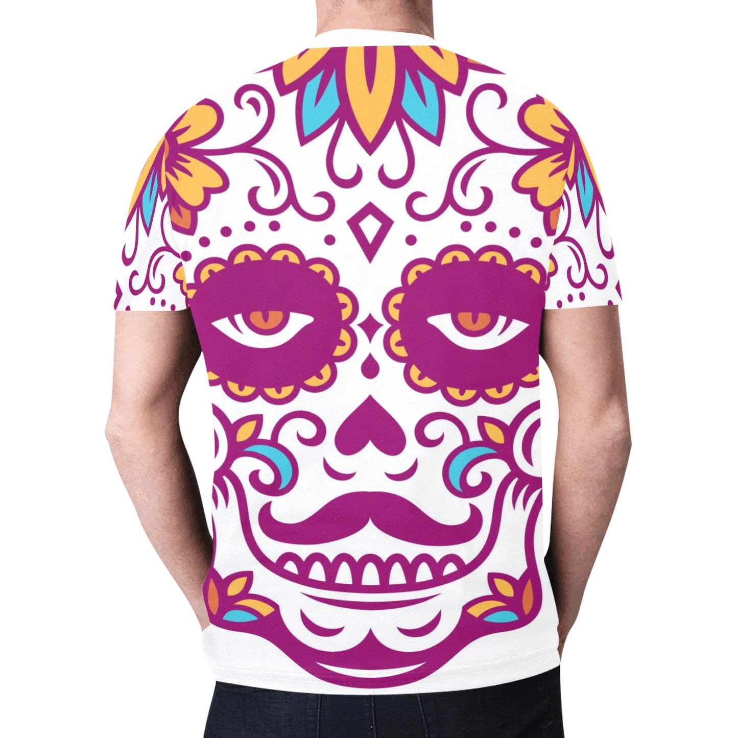 Mexican Skull Day Dead New All Over Print T-shirt