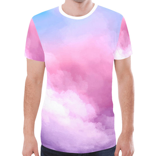 Colour Clouds New All Over Print T-shirt