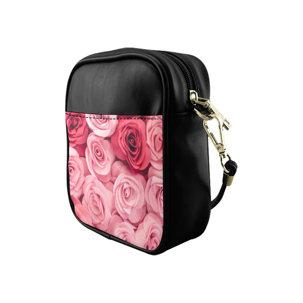 Pink Roses Sling Bag