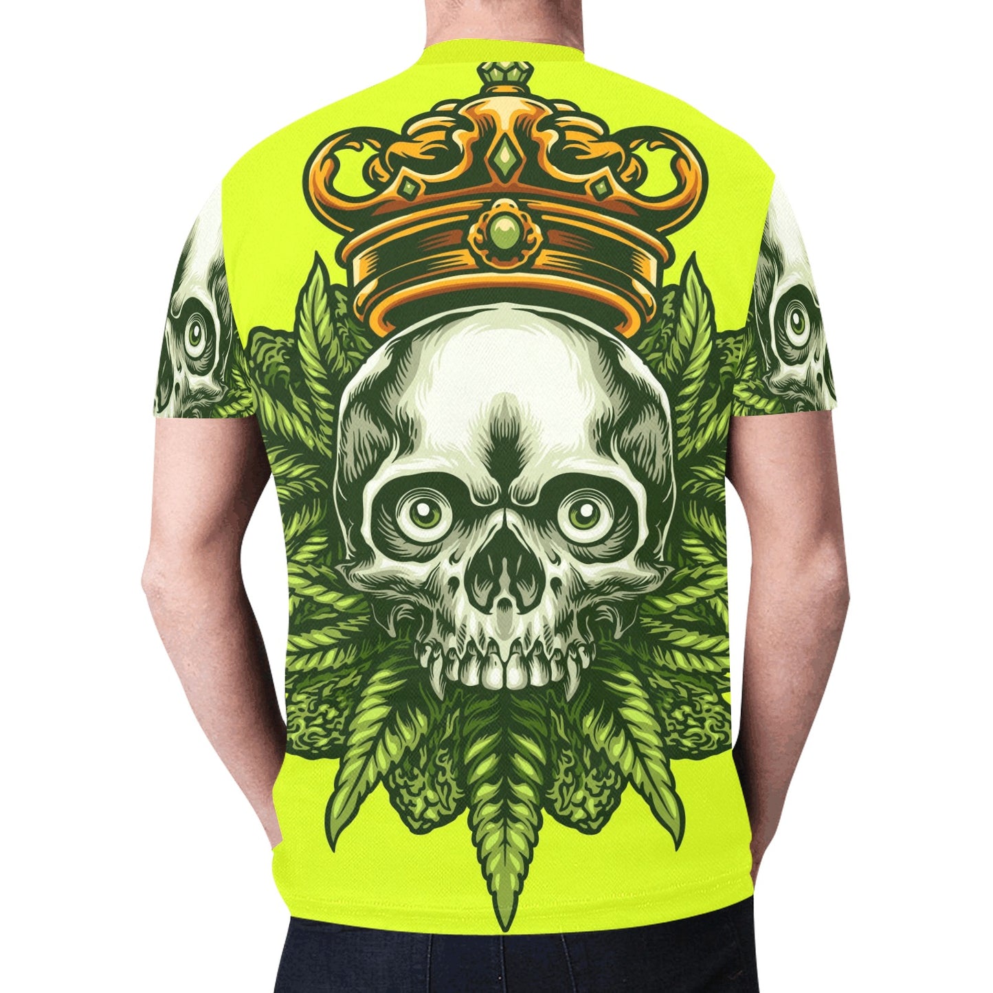 King Cannabis Skull New All Over Print T-shirt