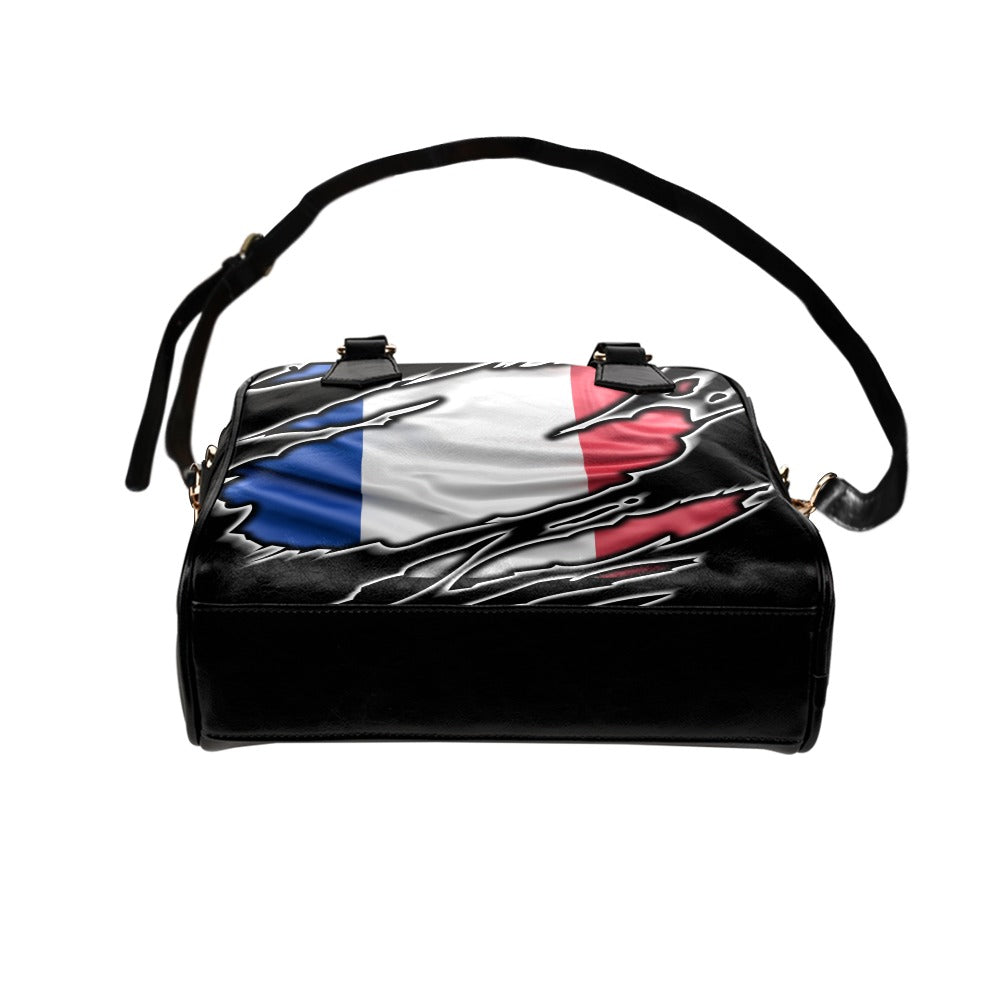 Flag France patriot love Shoulder Handbag