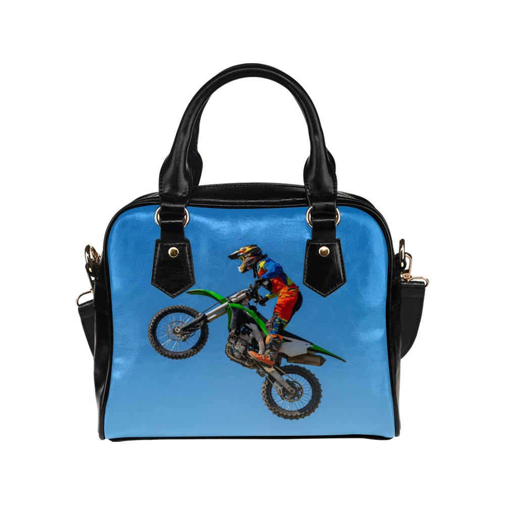 Biker Jump Extreme Shoulder Handbag