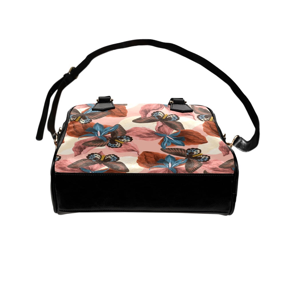 Butterflies Mix Shoulder Handbag