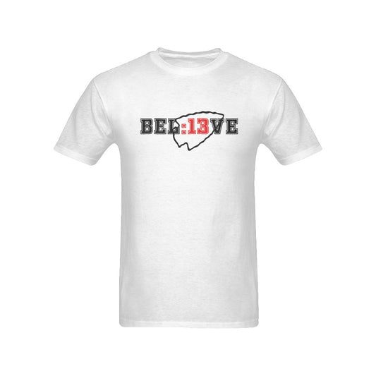 Believe 13 Seconds Chiefs White Men's T-Shirt