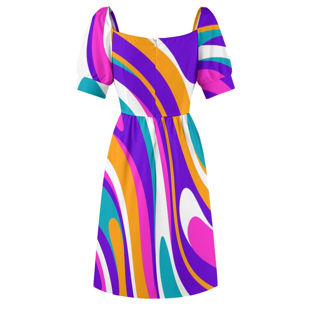 Psychedelic Groovy Sweetheart Dress