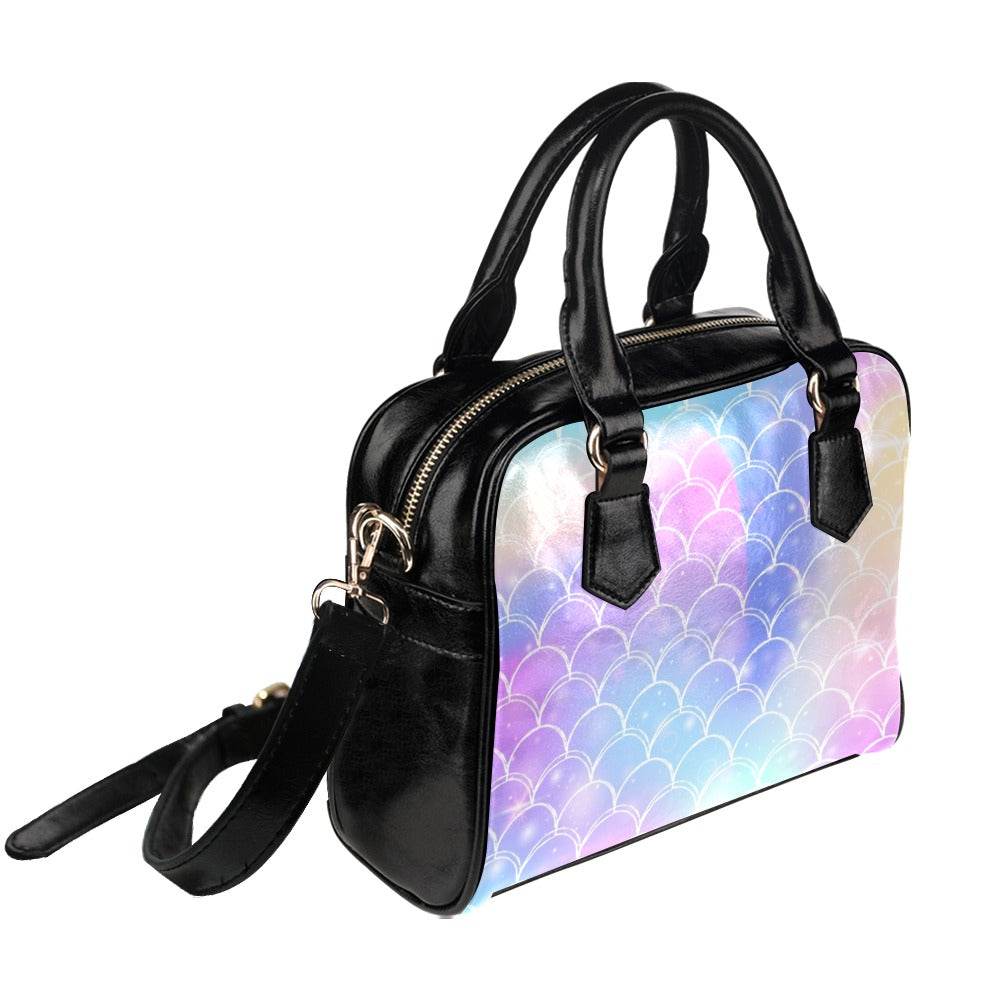 Fishscale Holo Shoulder Handbag