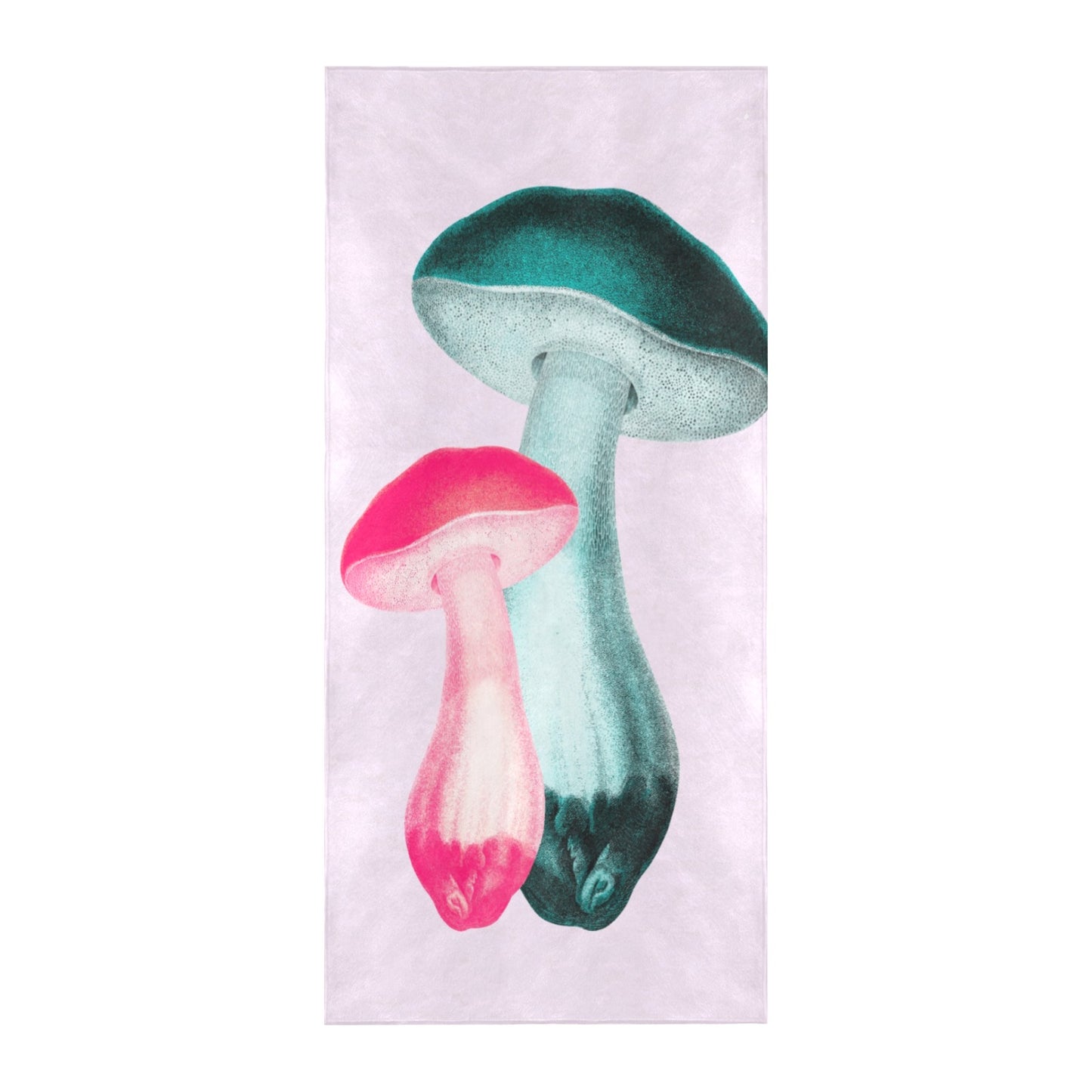 Festival mushroom Beach Towel 32"x 71"