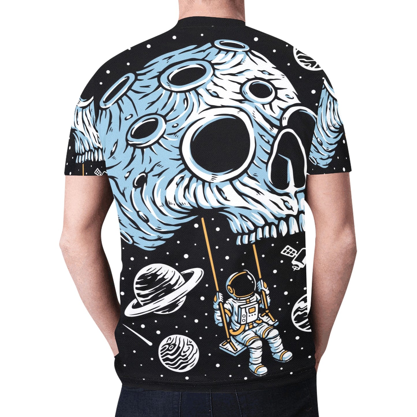 Skull Swing Planet New All Over Print T-shirt