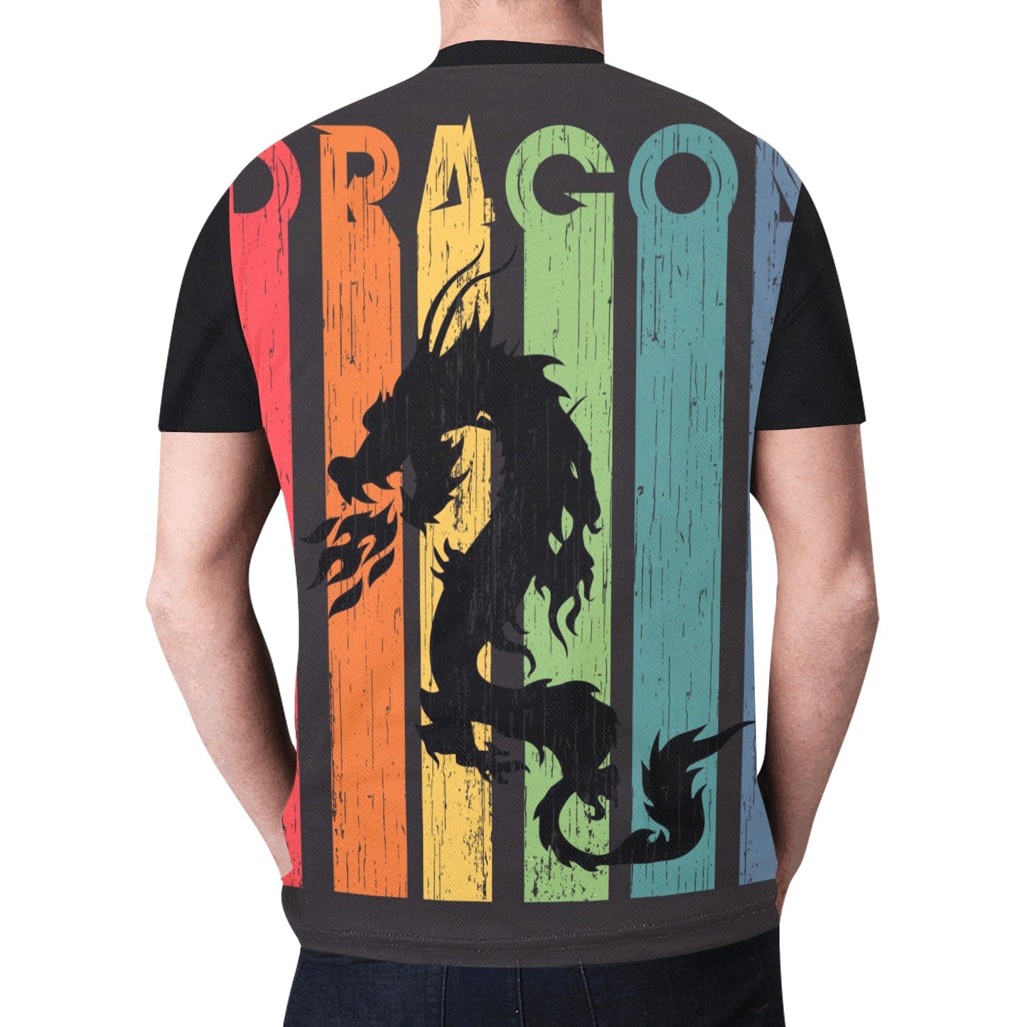 Dragon Vintage New All Over Print T-shirt