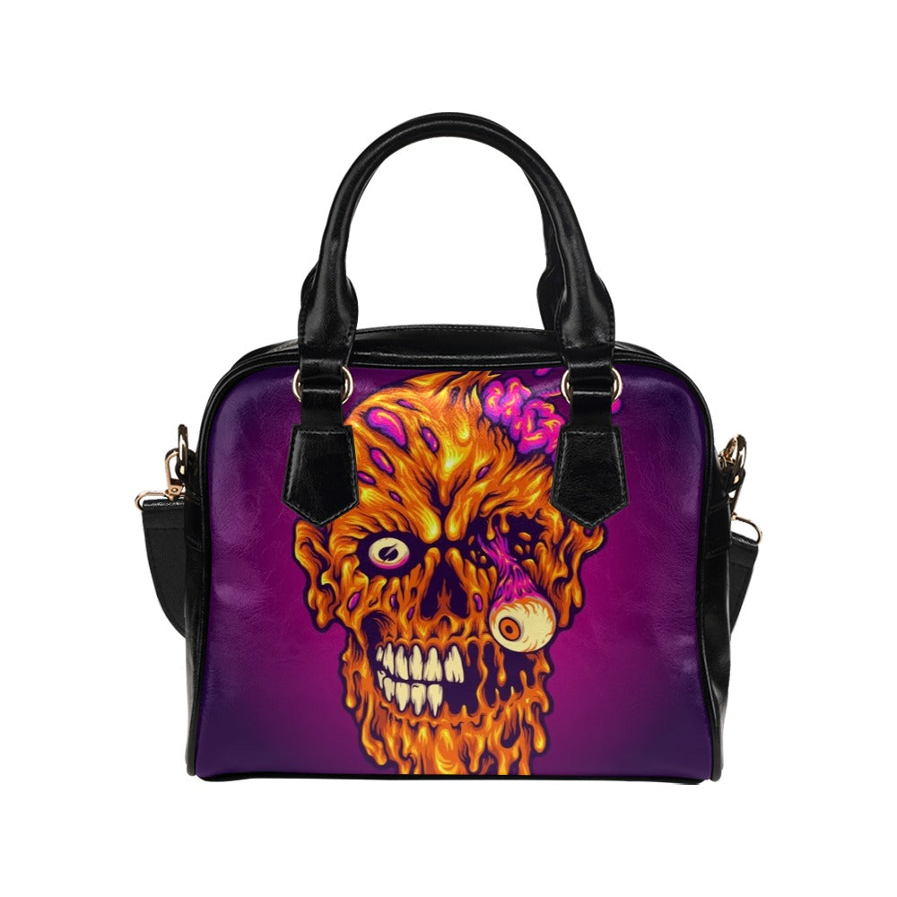 Zombie Creepy Head Horror Shoulder Handbag