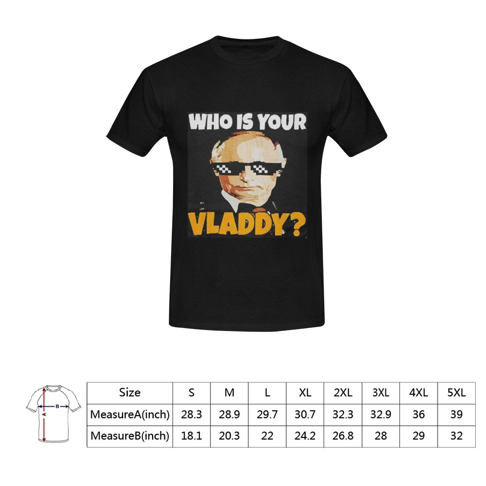 Putin Vladdy Funny Russian For Men Men's T-Shirt