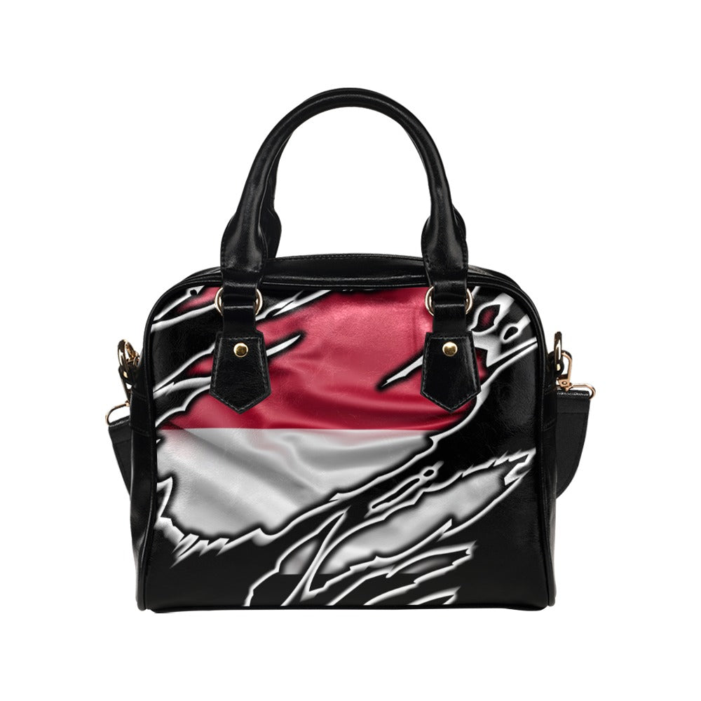 Flag Indonesia patriot love Shoulder Handbag