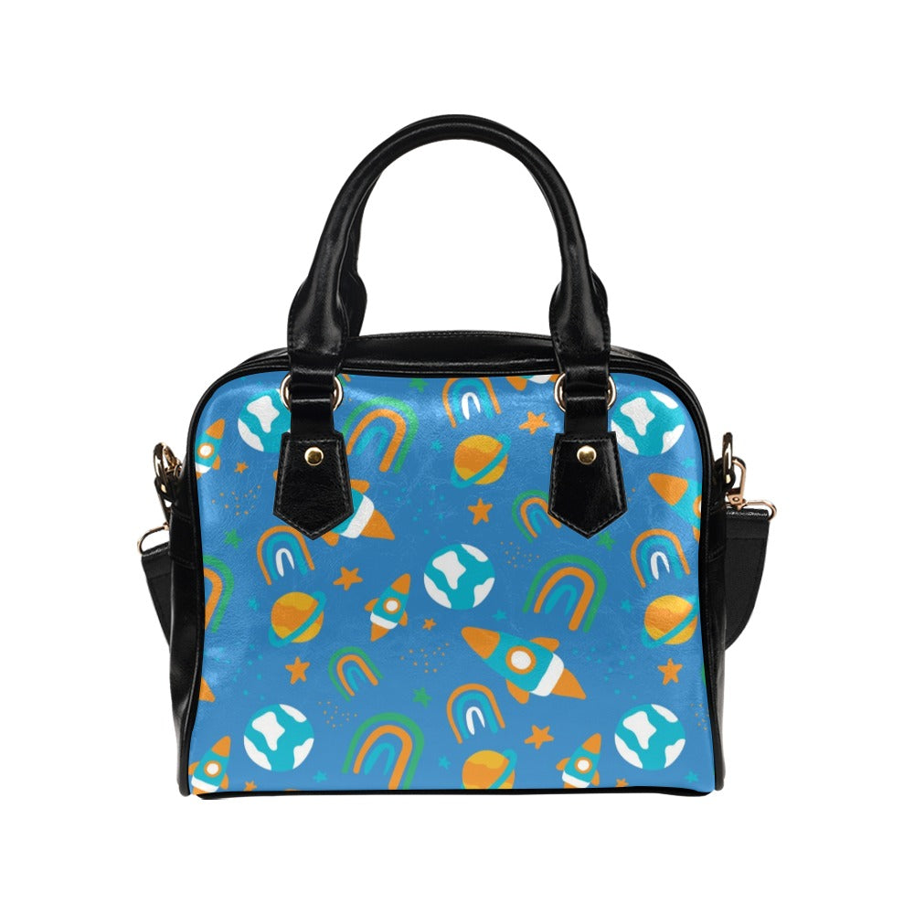 Rainbow Space Shoulder Handbag