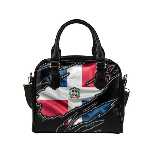 Flag Dominican Republic patriot love Shoulder Handbag