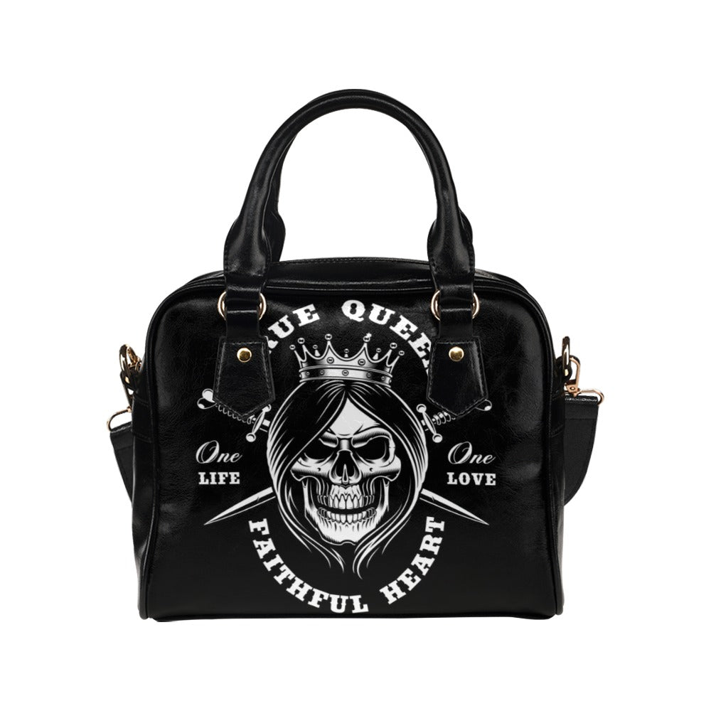 Queen Skull Shoulder Handbag