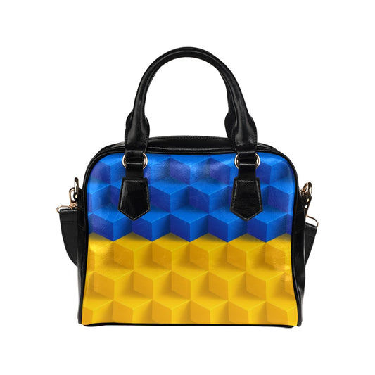 Ukraine Cube Shoulder Handbag