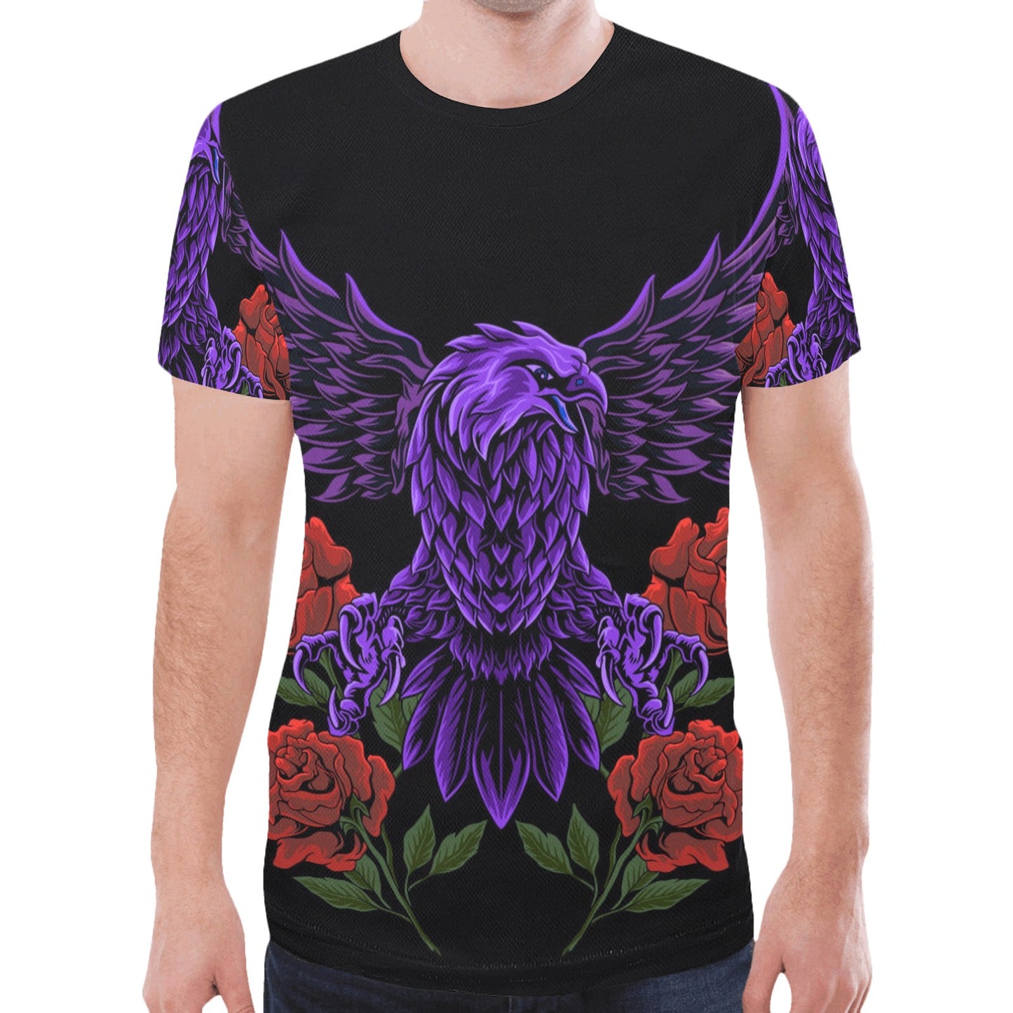 Eagle Rose New All Over Print T-shirt