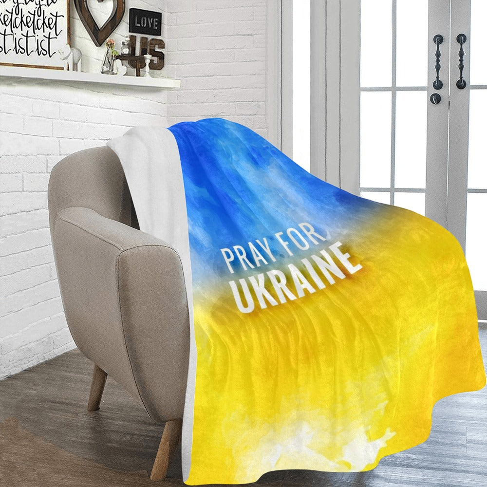 Modern Ukraine Flag Ultra-Soft Micro Fleece Blanket 60"x80"