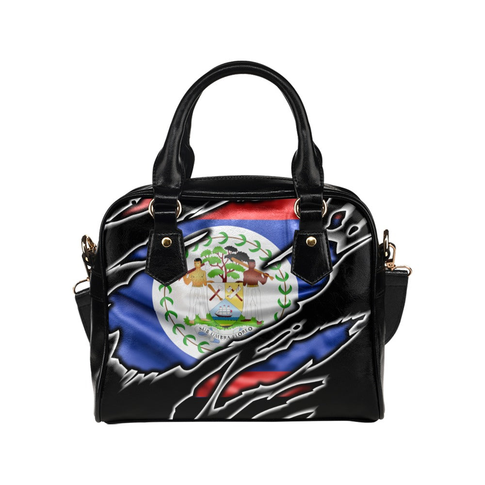 Flag Belize patriot love Shoulder Handbag