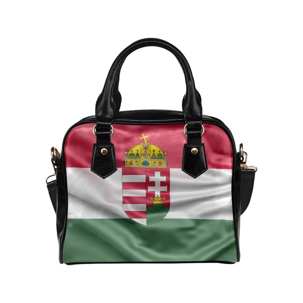 Flag Hungary coat of arms Shoulder Handbag