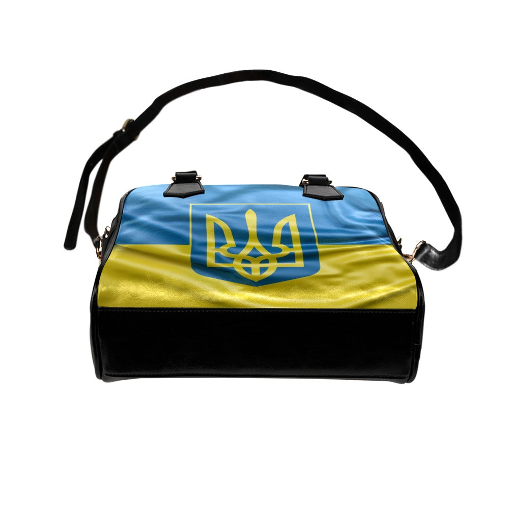 Flag Ukraine coat of arms Shoulder Handbag