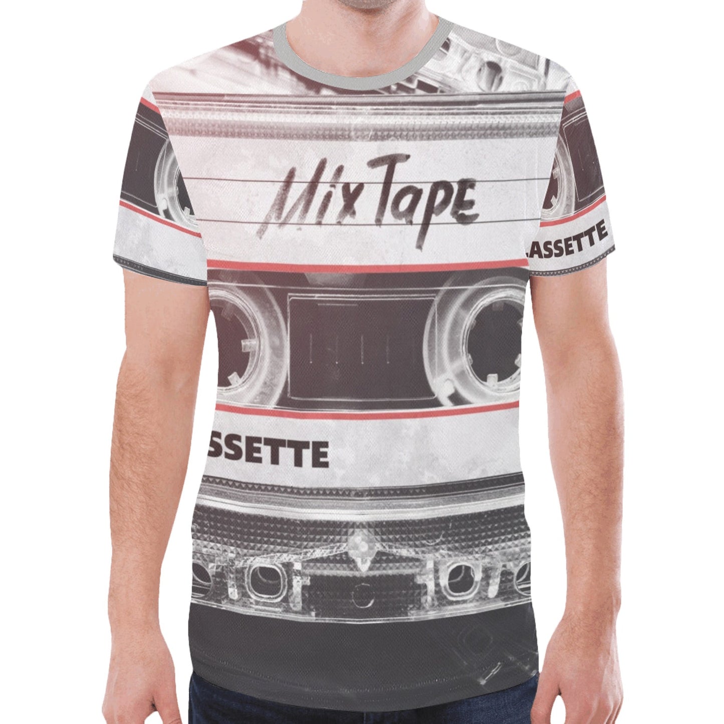 Mix Tape Kassette New All Over Print T-shirt