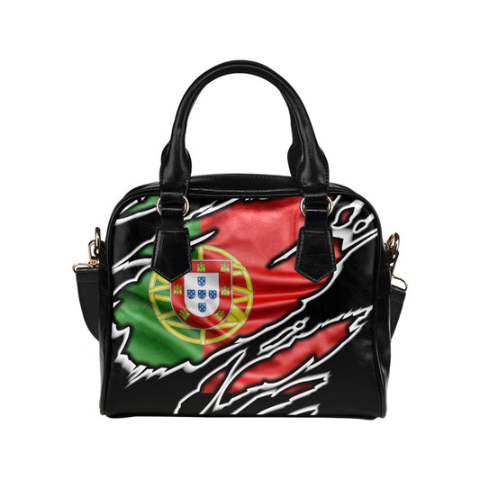 Flag Portugal patriot love Shoulder Handbag