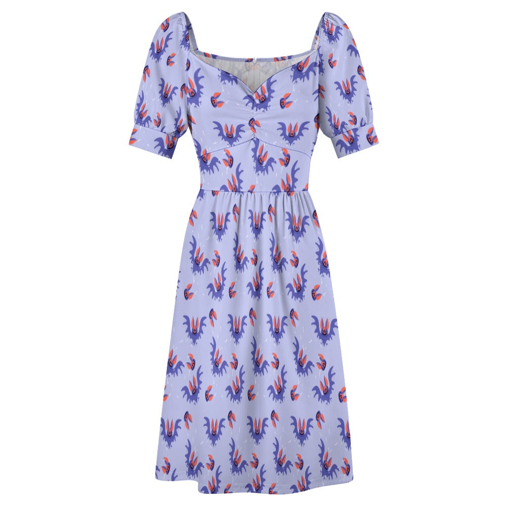 Halloween Bat Sweetheart Dress