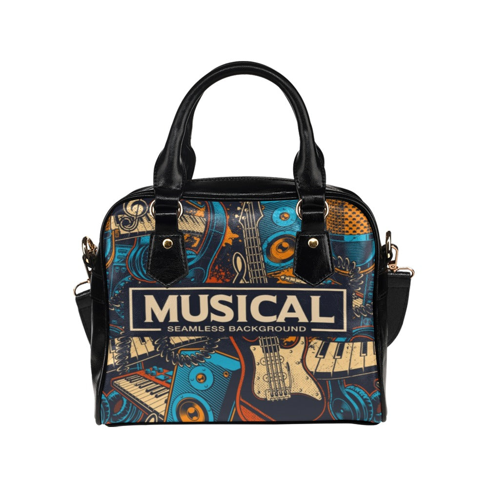 Musical Insrtuments Music Art Shoulder Handbag