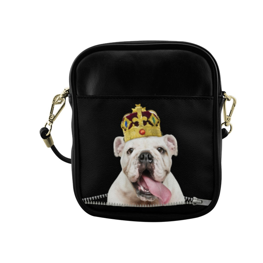 English Bulldog King Sling Bag