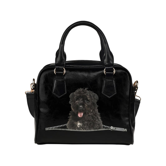 Bouvier des Flandres Zip Shoulder Handbag