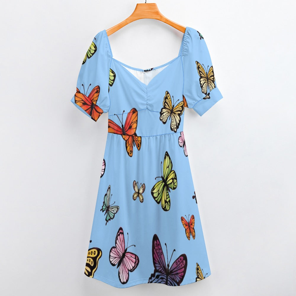 Colorful Butterflies collection Blue Sweetheart Dress