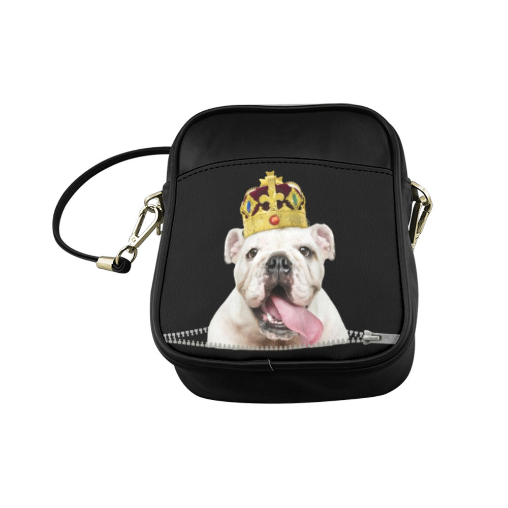 English Bulldog King Sling Bag