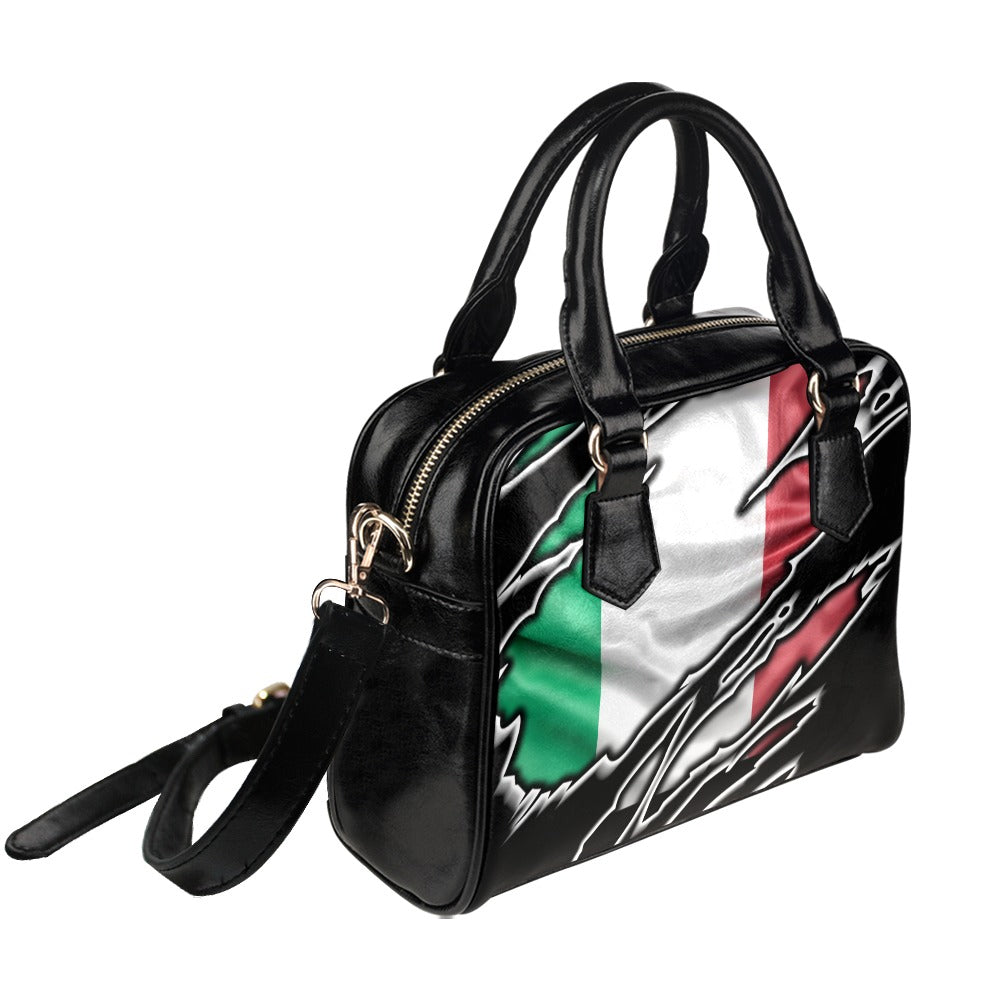 Flag Italy patriot love Shoulder Handbag