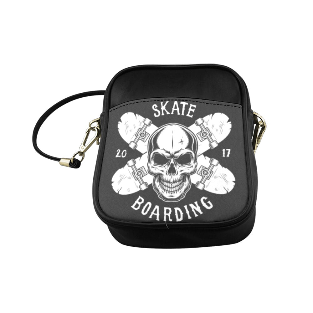 Skateboarding Black Rock Sling Bag