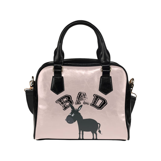 Bad as Funny Donkey Jackass Sarcastic Graphic Novelty Shoulder Handbag