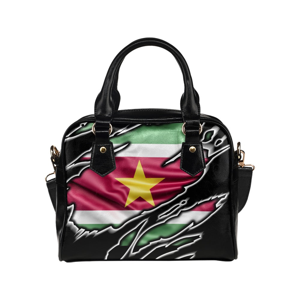 Flag Suriname patriot love Shoulder Handbag