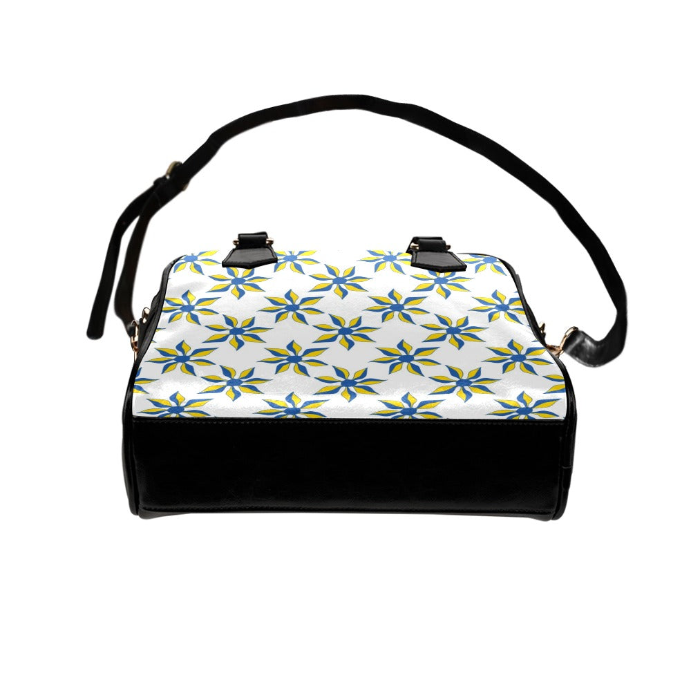 Ukraine Decorative Floral Shoulder Handbag