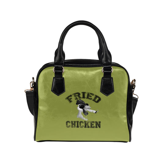 Fried Chicken Funny 420 Marijuana Graphic Novelty Shoulder Handbag