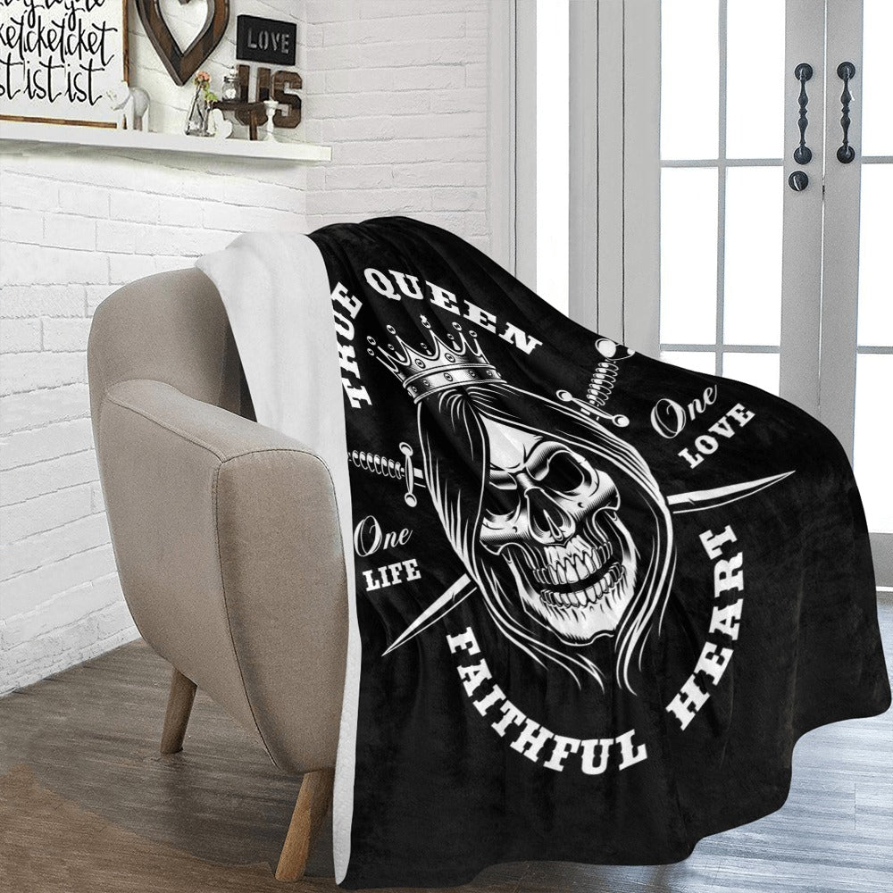 Queen Skull Ultra-Soft Micro Fleece Blanket 60"x80"