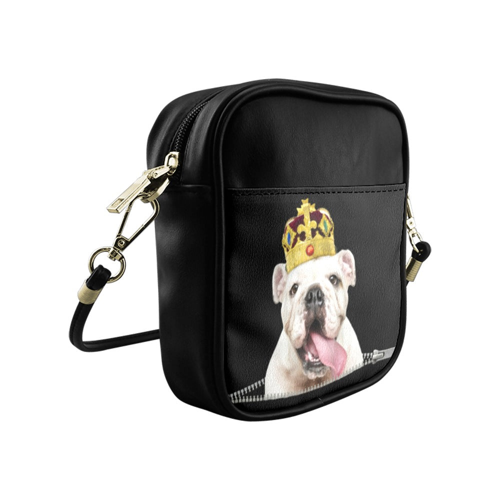 English Bulldog King Sling Bag