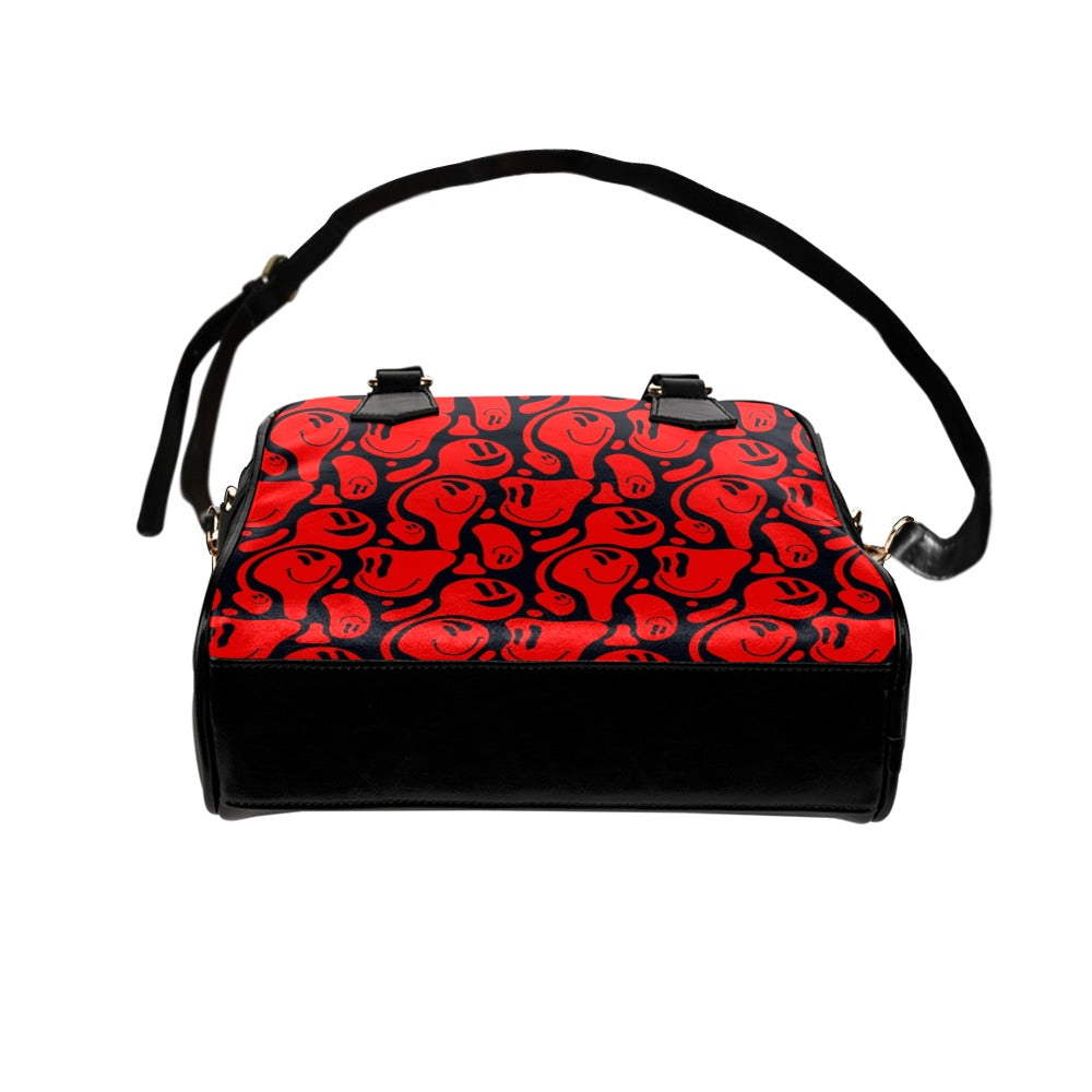 Emoji Smiley Red Shoulder Handbag