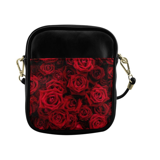 Red Roses Sling Bag