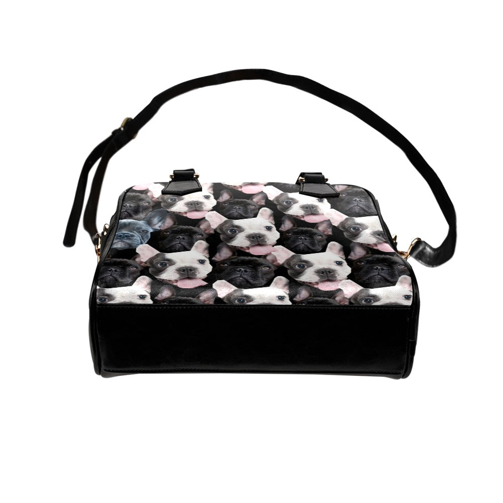 Luxury Cute French Bulldogs Shoulder Handbag