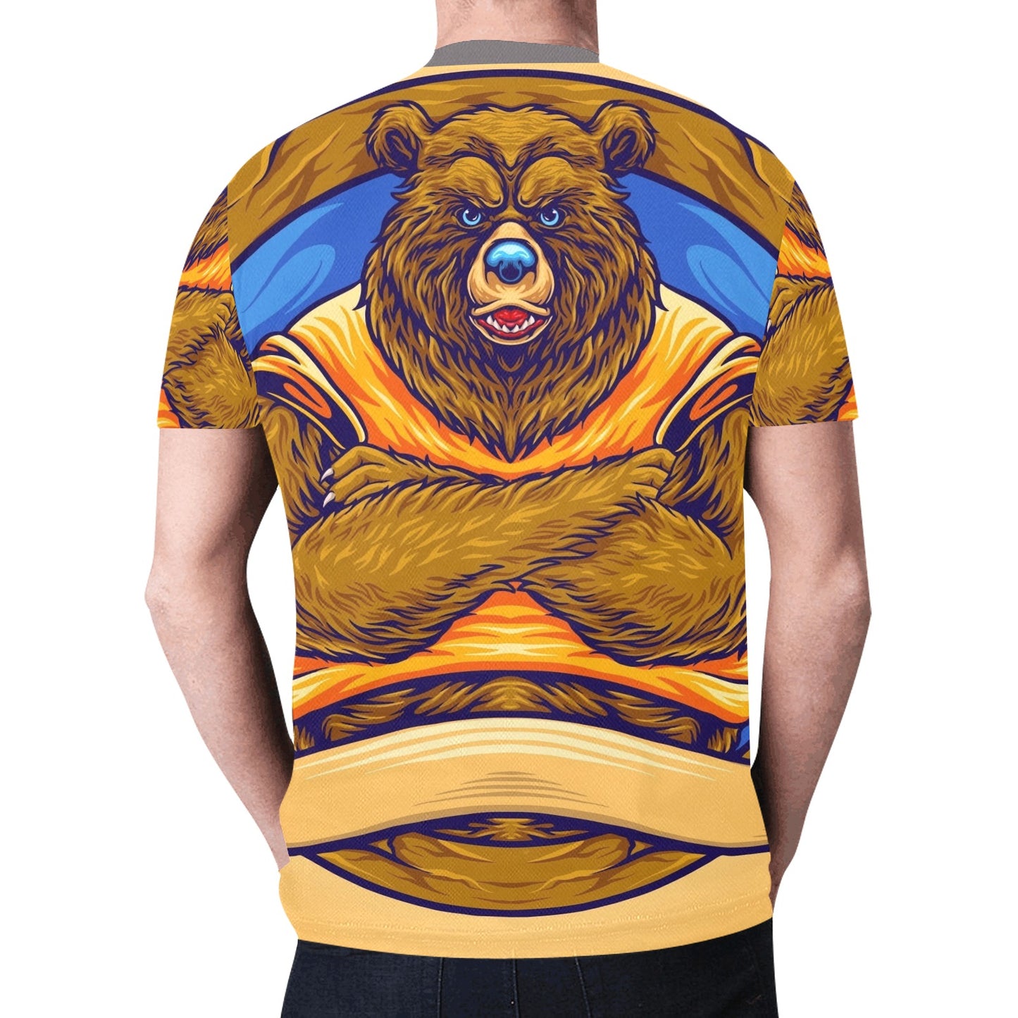 Grizzly Bear New All Over Print T-shirt