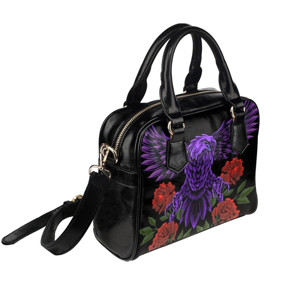 Eagle Rose Shoulder Handbag