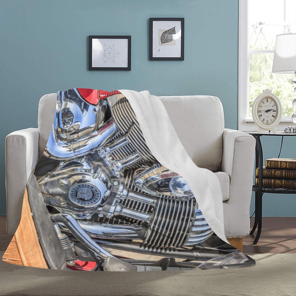 Motorbike Motor Ultra-Soft Micro Fleece Blanket 60"x80"