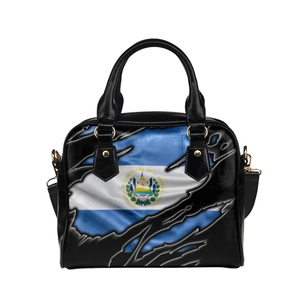 Flag El Salvador patriot love Shoulder Handbag