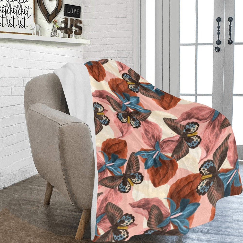 Butterflies Ultra-Soft Micro Fleece Blanket 60"x80"