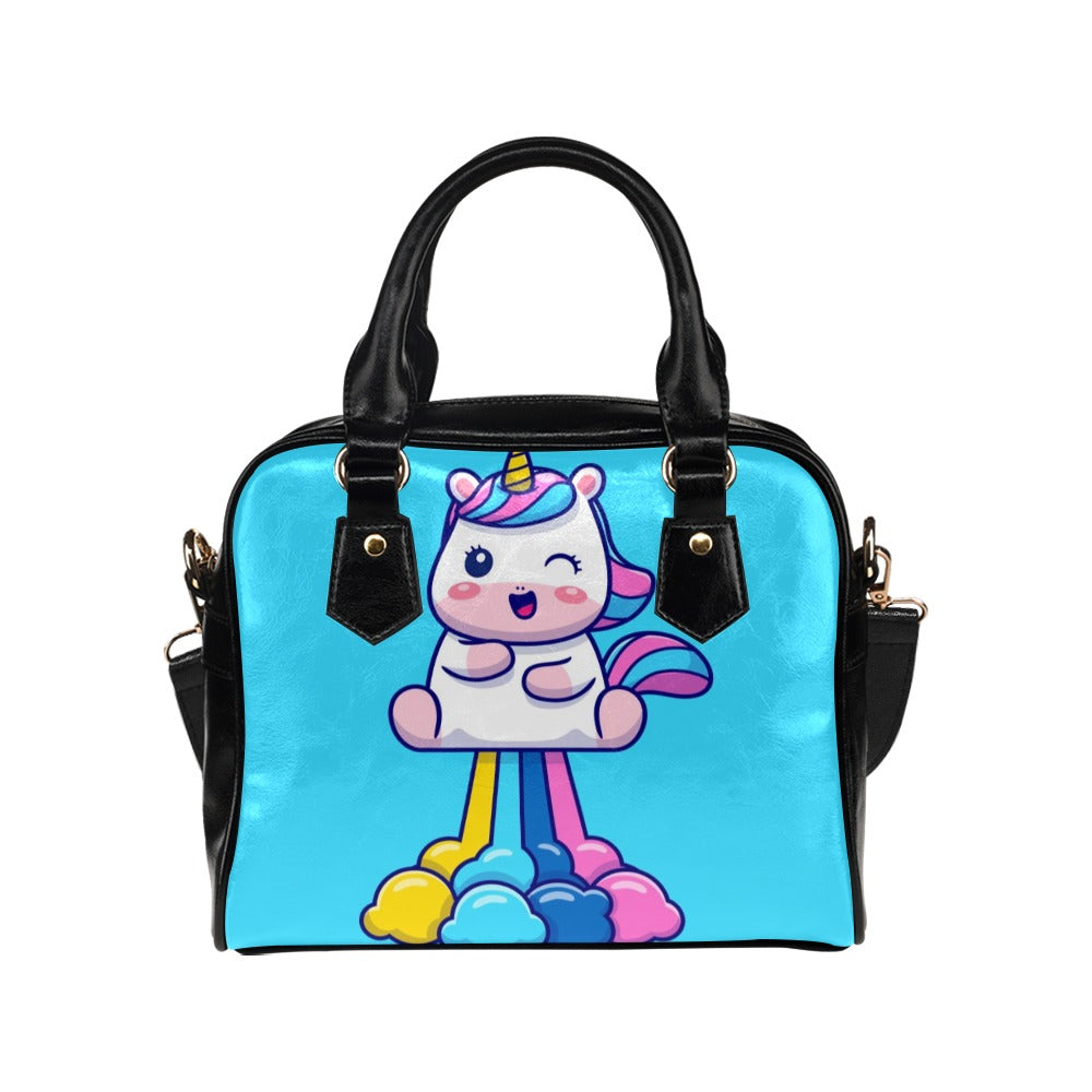 Unicorn Farts Cute Gift Shoulder Handbag